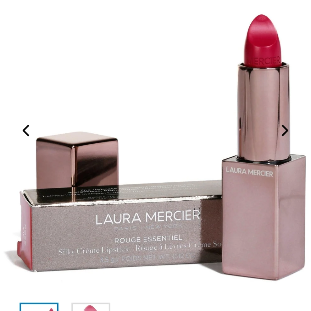 Laura Mercier Rouge VIF Essentiel Silky Berry Pink Crème Lipstick - NIB